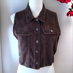 Brown Corduroy Vest